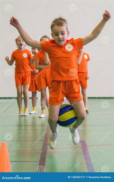 Children`s Sports Competitions in the Kaluga Region of Russia. Editorial Photo - Image of ...