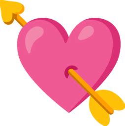 "heart with arrow" Emoji - Download for free – Iconduck