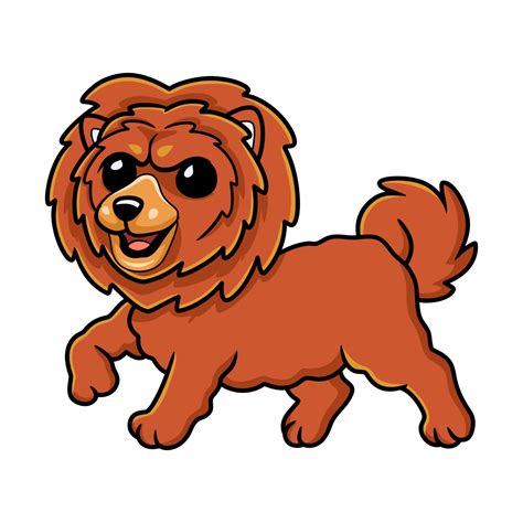 Cute little lion dog cartoon 16835063 Vector Art at Vecteezy