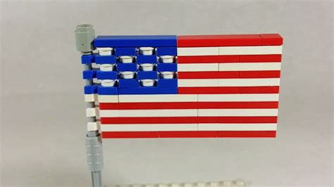 How to Build LEGO American Flag