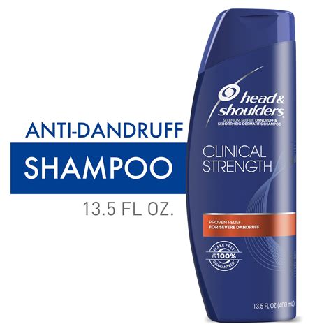 Head and Shoulders Dandruff Shampoo, Clinical Strength, 13.5 oz - Walmart.com - Walmart.com