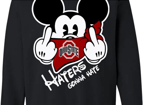 Download Ohio State Buckeyes Haters Gonna Hate Mickey Mouse - Ohio ...