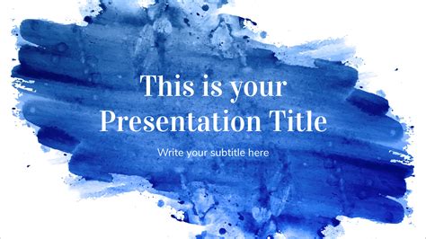 slide presentation free template