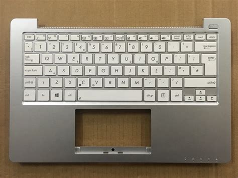 New UK White Keyboard For Asus X201 X201E White With Palmrest topcase C ...