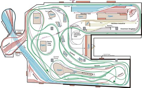 The Track Plan | GGMRC, the Golden Gate Model Railroad Club