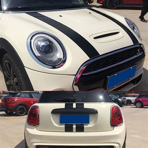 Stripe Lines Graphics Sticker Hood Trunk Rear Auto Vinyl Stickers ...