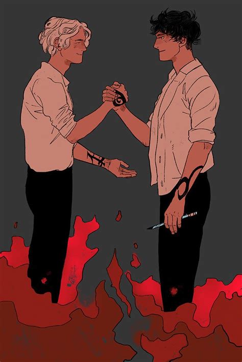 James Herondale and Matthew Fairchild parabatai ceremony Cassandra Jean, Livros Cassandra Clare ...