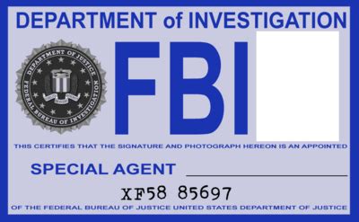 FBI ID Blank Template - Imgflip