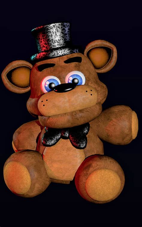 Freddy Fazbear Plush, five, five nights at freddys, fnaf, freddy fazbear, nights, HD phone ...