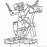 Minecraft Unicorn Coloring Page Free Printable sketch template