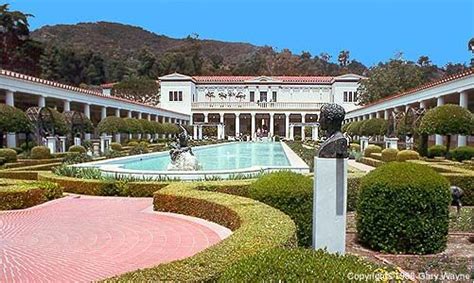 This is the original J. Paul Getty Museum in Malibu. It was designed to ...