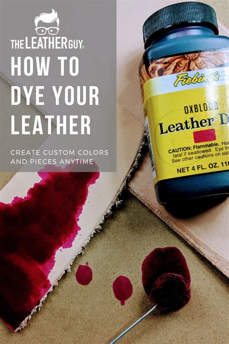 Leather dye – Artofit