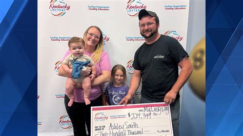 Family celebrates hitting jackpot in Kentucky Lottery online game