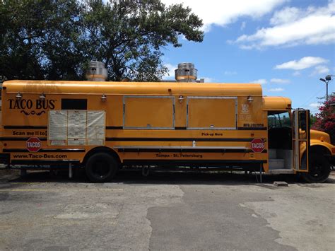 Taco Bus's new bus on Hillsborough Avenue | New bus, Food truck, Trucks