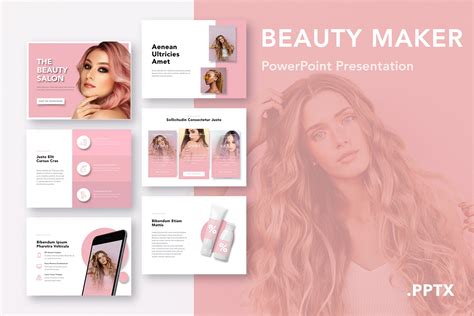 Beauty Maker PowerPoint Template | Presentation Templates ~ Creative Market