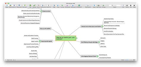 Mind Map In Ms Excel