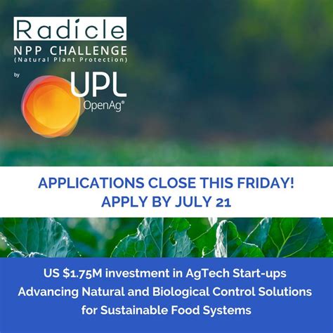 Radicle Growth on LinkedIn: #areyouupforthechallenge #radiclechallenge #upl #npp #agtech # ...