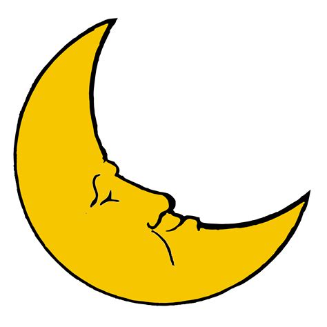 Clipart - Smiling crescent | Clipart Panda - Free Clipart Images
