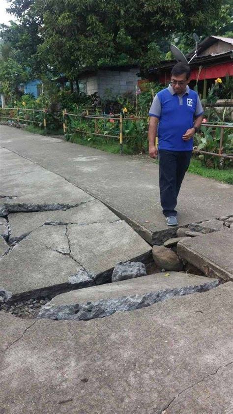 LOOK: Phivolcs finds ground rupture in quake-hit Leyte | ABS-CBN News