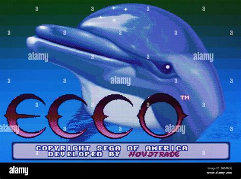 Ecco The Dolphin - Sega Genesis Mega Drive - Editorial use only Stock Photo - Alamy