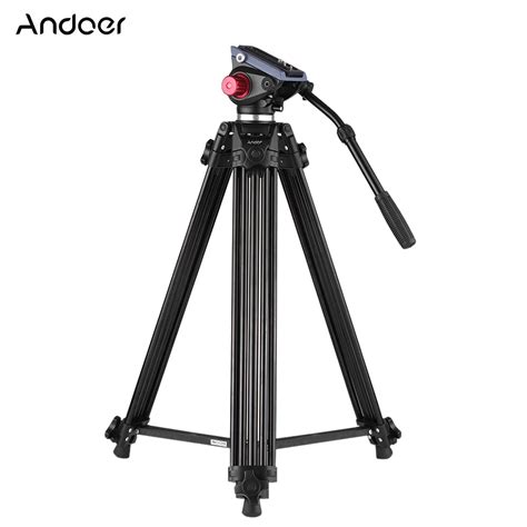 Andoer Professional Tripod for Canon Nikon Sony DSLR Camera Aluminum ...