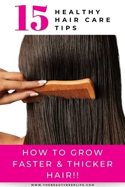 Growing Hair 10 Tips To Make The Hair Growth Fast: How To Grow Hair ...