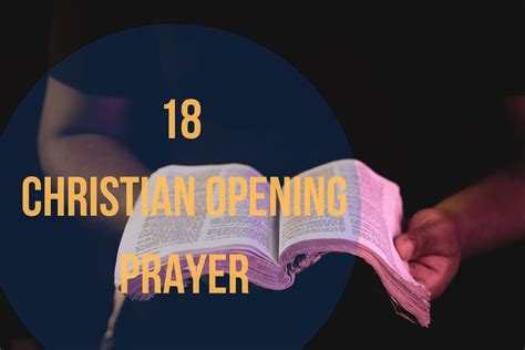 18 Christian Opening Prayer – Bible Verses of the day