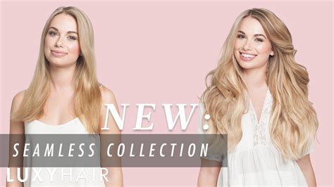 NEW: Seamless Luxy Hair Extensions Collection | Luxy Hair - YouTube