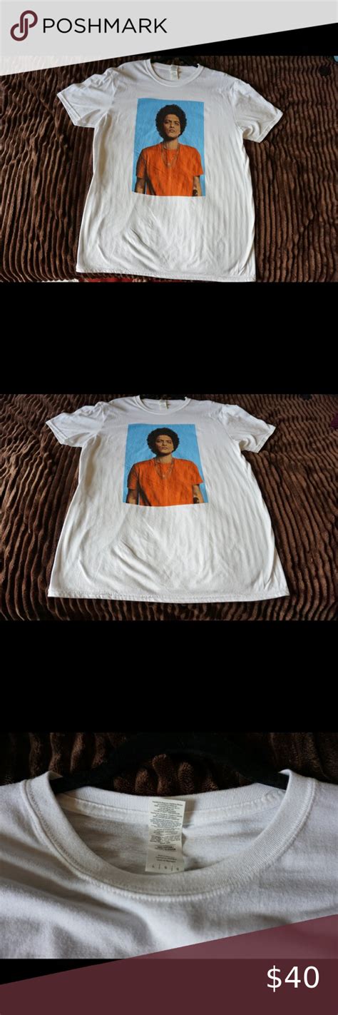 Official merchandise shirt - Bruno Mars 24K Tour Never worn! Got as a ...