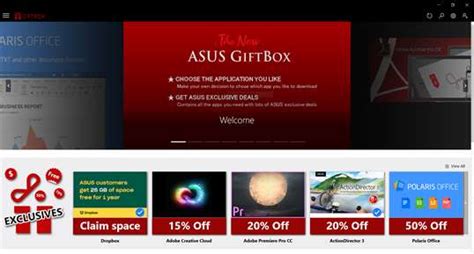 ASUS GIFTBOX for Windows 10 PC Free Download - Best Windows 10 Apps