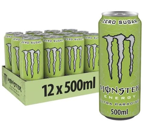 MONSTER ULTRA PARADISE Energy Drink 12 Cans of 500 ml £16.99 - PicClick UK