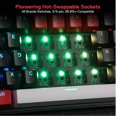 Buy Redragon K628RGB-PRO Pollux Pro Wireless RGB Gaming Keyboard Online in Kuwait, Best Price at ...