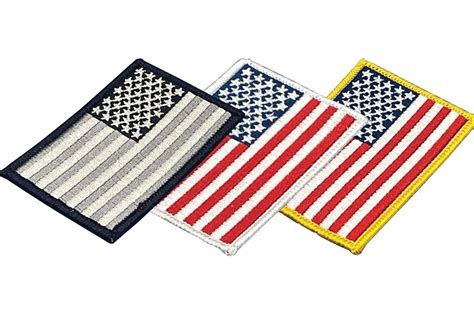 American Flag Patch And USA Flag Patch Owl Badges