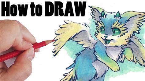 How to Draw a Dragon ~Cat ART CLASS - YouTube