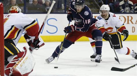 NHL scores: Blue Jackets beat Flames for fifth straight win | CTV News