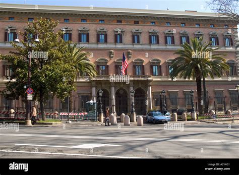 American Embassy Rome, Italy Stock Photo - Alamy