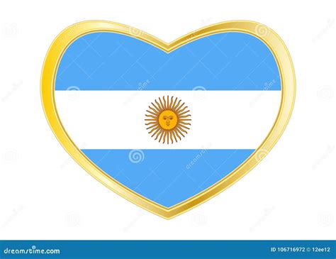 Heart With Argentinean Flag Stock Photo | CartoonDealer.com #56266968