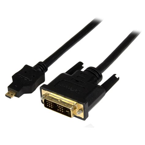 StarTech.com 2m Micro HDMI to DVI-D Cable - M/M - 2 meter Micro HDMI to ...