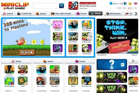 Check Out MiniClip Video Games For Online Play - Free Way Gaming