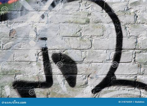 Brick wall stock image. Image of macro, black, crime - 31876459