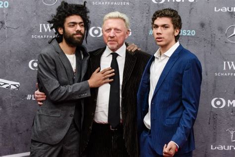 Boris Becker flashes a smile with sons Noah and Elias at sports awards | Metro News