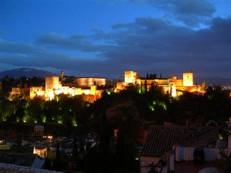 Alhambra Night Wallpaper | Wallpup.com