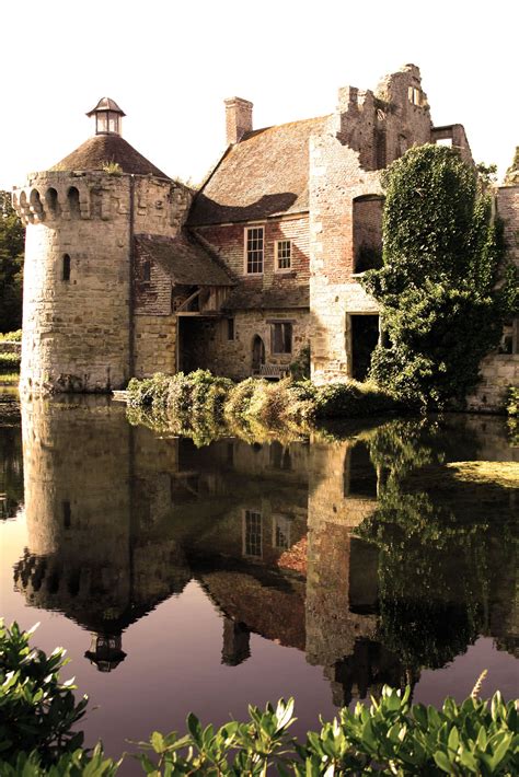 Scotney Castle is an English country house with formal gardens south ...