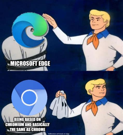 Microsoft Edge Meme Scooby Doo