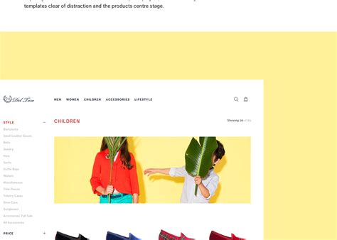 Del Toro Shoes online store re-design on Behance