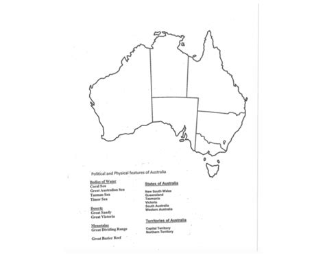 Australia Map Quiz