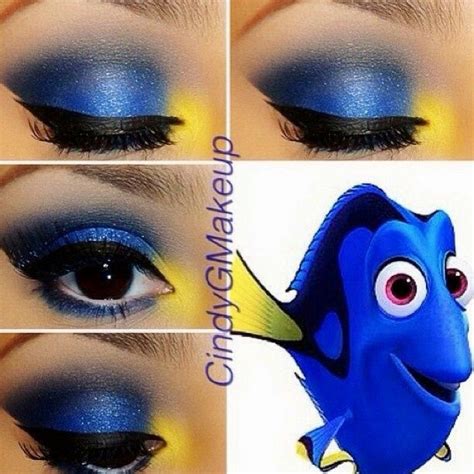 Disneybound Makeup: Finding Nemo- Dory | Disney inspired makeup, Disney ...