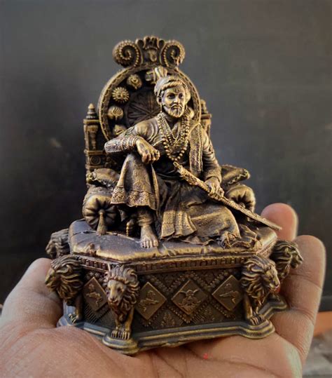 Buy Shri Chhatrapati Sambhaji Maharaj Statue - 4.5 Inches - MyMurti - Doorstep Delivery