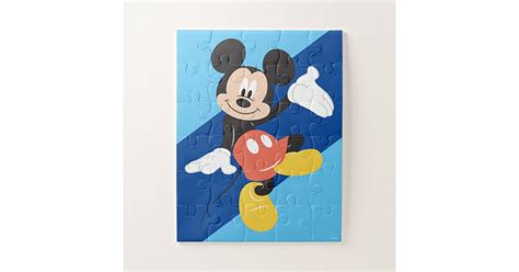 Mickey Mouse Waving Hello Jigsaw Puzzle | Zazzle