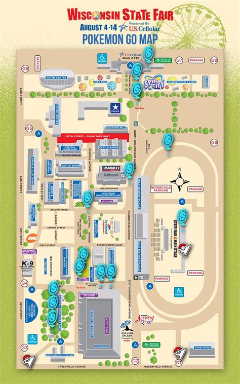 Wisconsin State Fair Map - Wisconsin State Parks Map